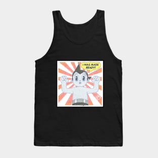 Astro Boy - I Was Made Ready! Circle Design Tank Top